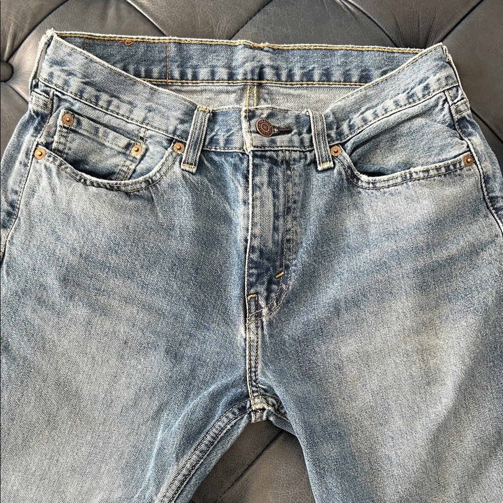 Levi’s Vintage looking 505 Jeans 30X30  A+++ distressed for a 2019 Jean - Picture 4 of 12